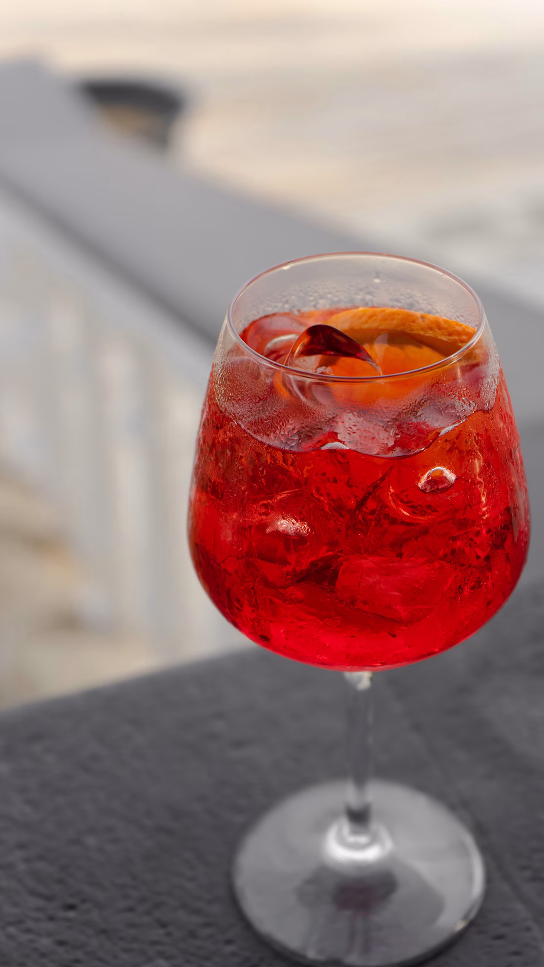 pomegranate winter spritz