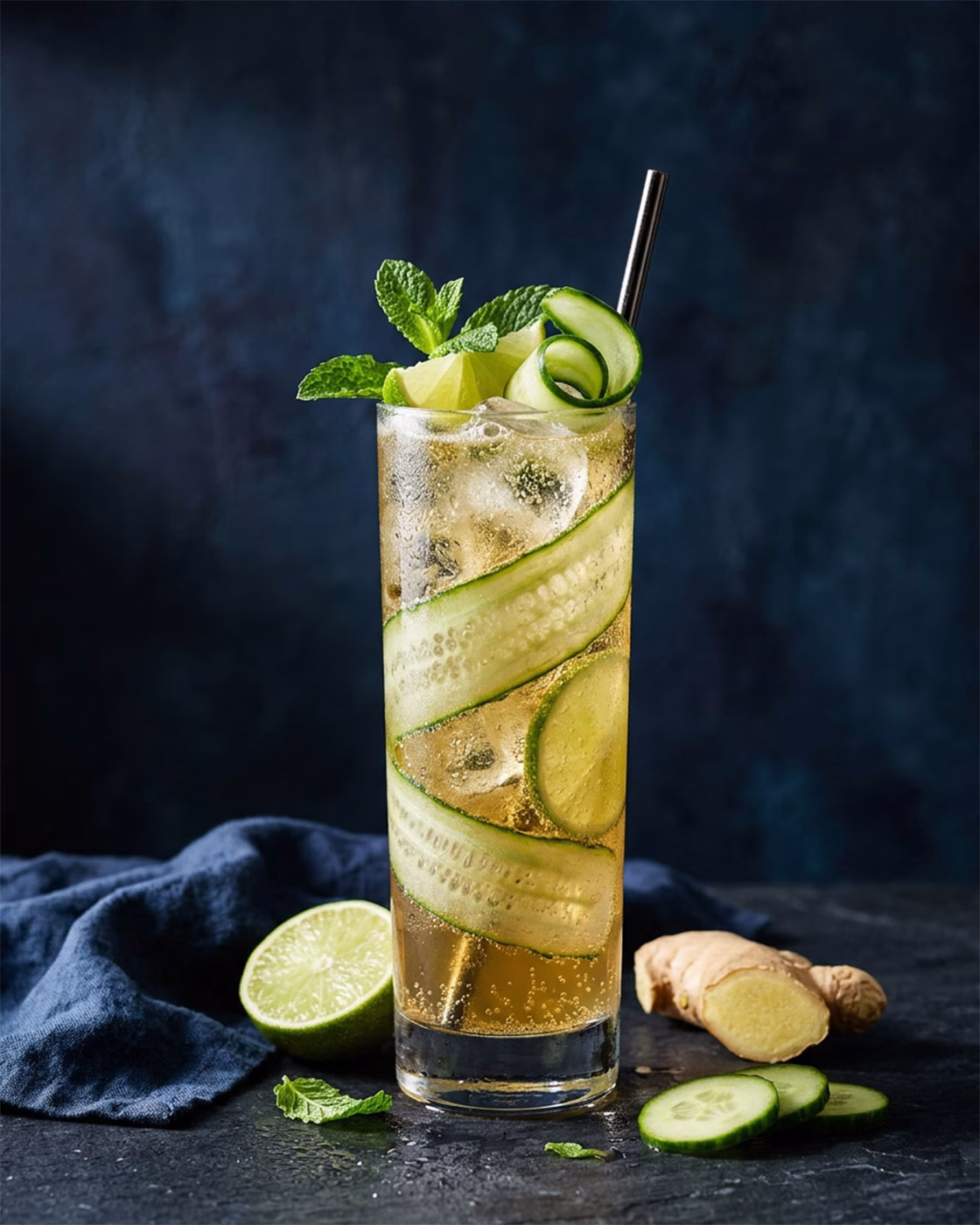 cocktail refresher with ginger beer
