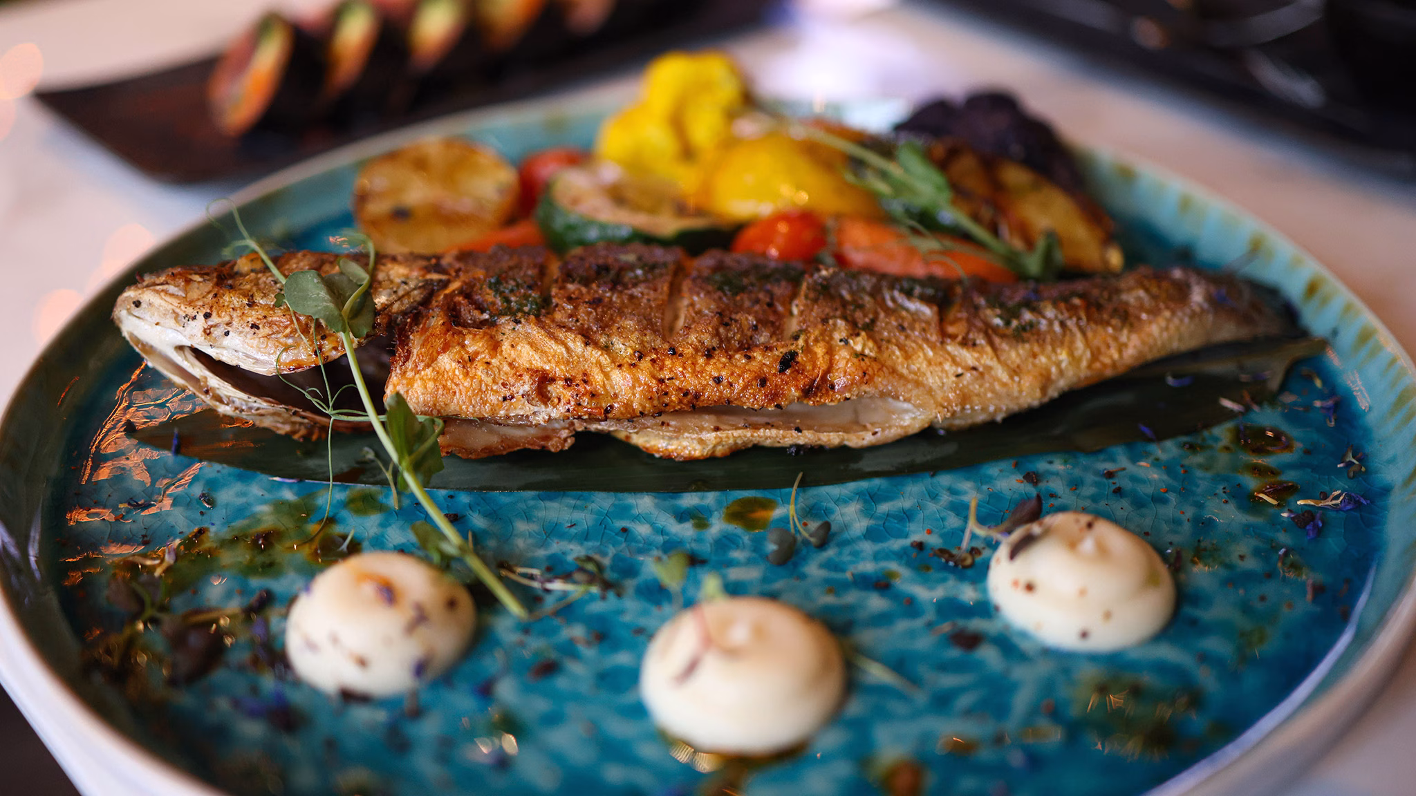 grilled seabass